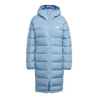(WMNS) adidas Helionic Down Jacket 'Blue' GQ7116