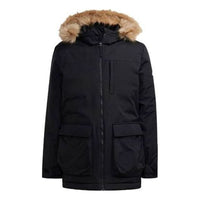 adidas Utilitas Hooded Parka Jacket 'Black' GT1699