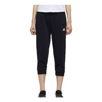(WMNS) adidas 3/4 Knitted Pants 'Black' DY8603