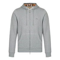 Burberry Classic hooded Long Sleeves Jacket Gray 40155601