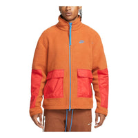 Nike sportswear sherpa jacket 'Orange' DD5022-246