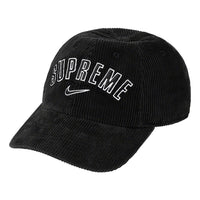 Supreme x Nike Arc Corduroy 6-Panel Cap 'Black White' DM9048-689