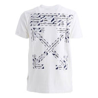 Off-White SS21 Logo Alphabet Printing Round Neck Short Sleeve Ordinary Version White OMAA027S201850030188