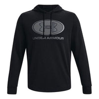 Under Armour Rival Terry Pullover Hoodie 'Black Grey' 1369470-001