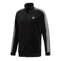 adidas originals Casual Sports Stand Collar Stripe Jacket Black DX3626