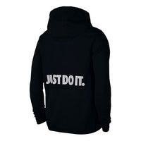 Nike Sportswear Just Do It + Alphabet Printing Fleece Black CU4102-013