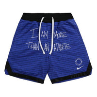 Nike x UN MTAA Hoodie lebron Crossover Series Sports Basketball Shorts Blue CT6125-433