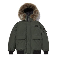 THE NORTH FACE Logo Polar Air Down Bomber Jacket 'Olivegreen' NJ1DN86B