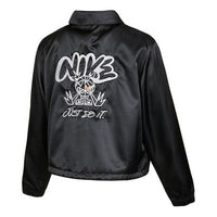(WMNS) Nike AS W Nike Sportswear JKT Jacket SATIN FEMME Black DJ5363-010