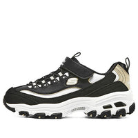(PS) Skechers D'Lites 'Black Gold' 302526L-BKNT