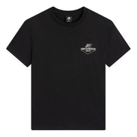 New Balance Casual Logo T-Shirt 'Black White' AMT22396-BK