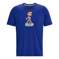 Under Armour Curry Bobble Head Basketball T-shirt 'Royal Blue' 1379859-400