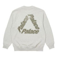 PALACE Unisex Logo Round-neck Sweatshirt Grey P20CS007