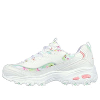 (WMNS) Skechers D'Lites Blooming Fields Sneakers 'White Multi' 149794-WMLT