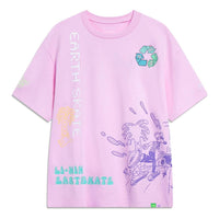 Li-Ning x Steven Harrington Cartoon Graphic T-shirt 'Pink' AHST075-2