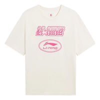 Li-Ning Graphic T-shirt 'Beige Pink' AHSS175-1