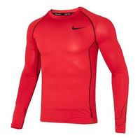 Nike Pro Dri-FIT Tight-Fit Long-Sleeve T-Shirt 'Red' DD1991-657