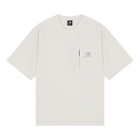 New Balance Logo Print Tee 'White' AMT22371-CFO
