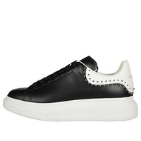 Alexander McQueen Oversized Sneaker 'Black Studs' 628017WHTQQ1071
