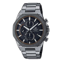 CASIO Waterproof Sports EDIFICE Solar Powered Mens Black Analog EFS-S570YDC-1A