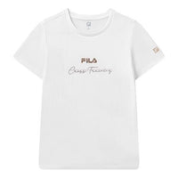 (WMNS) FILA Athletics Logo Printing White A11W121104F-WT