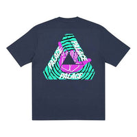 PALACE Tri-Zooted Shakka Round Neck Short Sleeve Unisex Navy Blue P19TS247