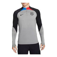 Nike Barcelona Dri-fit 1/4 Zip L/S Strike Drill Top 'Grey' DN2812-003