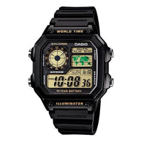 CASIO G Shock Waterproof Mens Black Digital AE-1200WH-1B