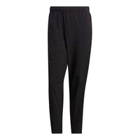Men's adidas Solid Color Casual Woven Sports Pants/Trousers/Joggers Autumn Black HM2970