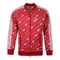 adidas originals MONOGRAM TT Sports Jacket Red EB4088