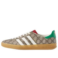 Adidas Originals x Gucci Gazelle GG Supreme Shoes 'Beige Ebony Green' 715222-FAAR3-9751