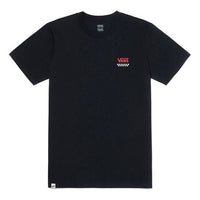 (WMNS) Vans Skateboard Logo Printing Short Sleeve Black VN0A4BRQBLK