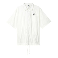 Nike Club Short Sleeve Oxford Button-Down Shirt Asia Sizing 'Sail' FN3903-133