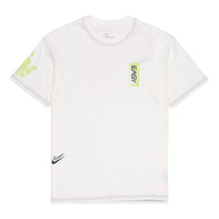 Nike Solid Color Alphabet Pattern Printing Round Neck Cotton Short Sleeve White DQ1878-100