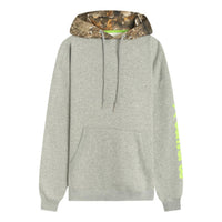 Converse Contrast Printed Hoodie 'Grey' 10019969-A02