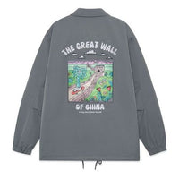 Li-Ning x Steven Harrington Graphic Jacket 'Grey' AFDRA03-2