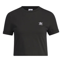 (WMNS) adidas Originals Adiclub Crop Top 'Black' IP1795