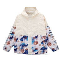 adidas neo M Cny Wb limited Colorblock Sports Loose Hooded Jacket White HM9886