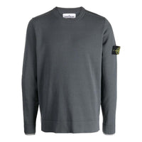 STONE ISLAND Logo Patch Sweater 'Lead Grey' 7915526A1-V0062