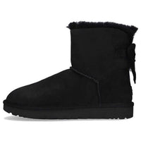 (WMNS) UGG Mini Bailey Fluff Bow 1123635-BLK