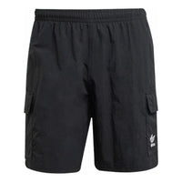 adidas Trefoil Essentials Woven Cargo Shorts Asia Sizing 'Black' JD0406