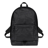 Supreme Patchwork Leather Backpack 'Black' SUP-FW19-957