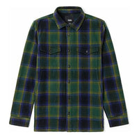 Men's Vans Plaid Casual Long Sleeves Shirt Green VN0A5KLYZ17