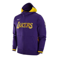 Nike NBA Logo Zipped Hooded Jacket 'Lakers Purple' DR2084-504