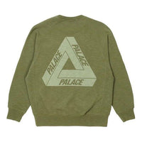 Palace Tri-Ferg Slub Crew 'Olive' P23CS143