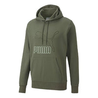 PUMA Classics Essentials Big Logo Hoodie 'Green' 599300-64