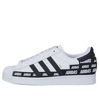 adidas Superstar 'Wordmark Heel Stripe - White Black' FX5558