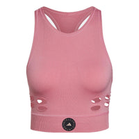 (WMNS) adidas by Stella McCartney TruePurpose Yoga Knit Crop Top 'Pink' HD9071