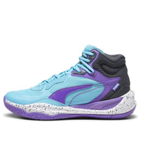 PUMA Playmaker Pro Mid 'Purple Glimmer Bright Aqua' 377902-09