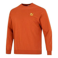 PUMA Logo Crew Neck Sweatshirt 'Orange' 538780-64